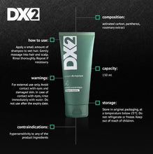 Load image into Gallery viewer, DX2 Deep cleansing Shampoo with activated carbon 150 ml