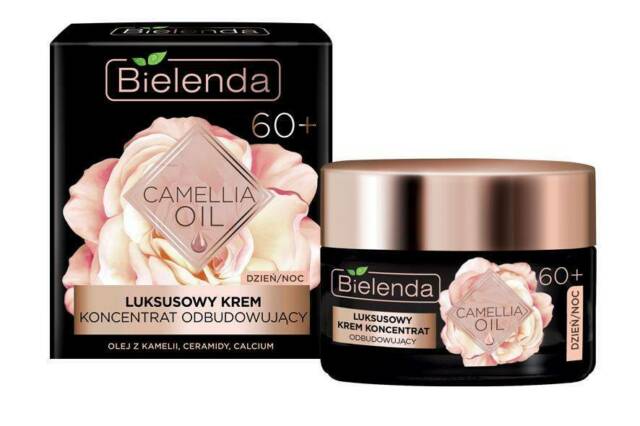 Bielenda Camellia Oil Luxurious Rebuilding Face Cream Concentrate 60+ Day Night 50ml