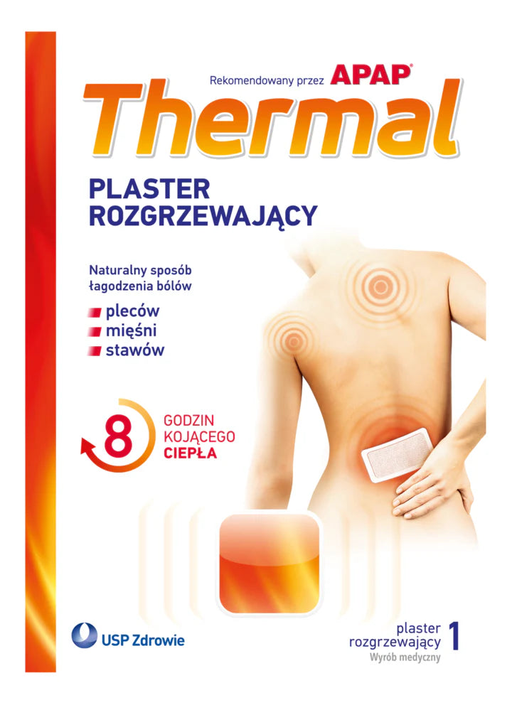 APAP THERMAL Warming patch 8 hours Back, muscle and joint pain. 1 pcs