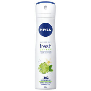 Nivea Fresh Citrus Lime & Bergamot 48h Anti-Perspirant Spray 150ml
