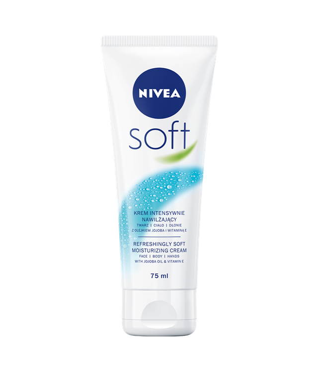 Nivea Soft Intensely Moisturizing Cream in a Tube 75ml