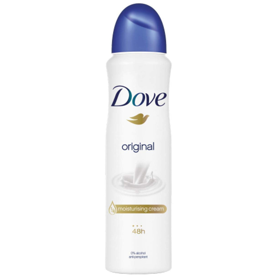 Dove Original 48h Deodorant Moisturising Cream 0% Alcohol 150ml