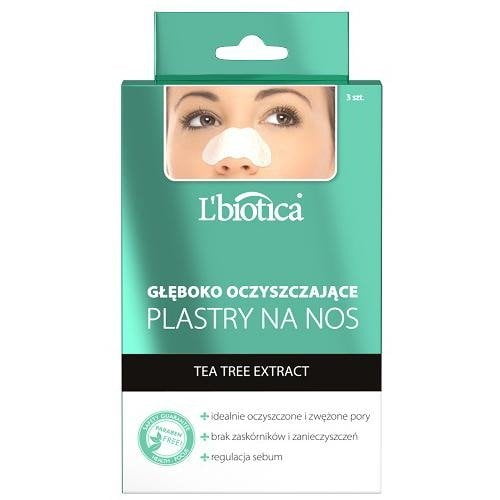 L'Biotica Deep Cleansing Green Tea Nose Strips 3pcs