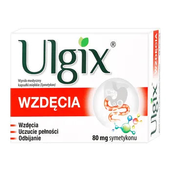 Ulgix Flatulence soft capsules 80 mg, 50 pcs.