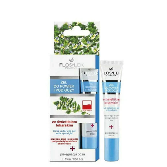 Flos-Lek Lid and Under Eye Gel with Eyebright 15ml
