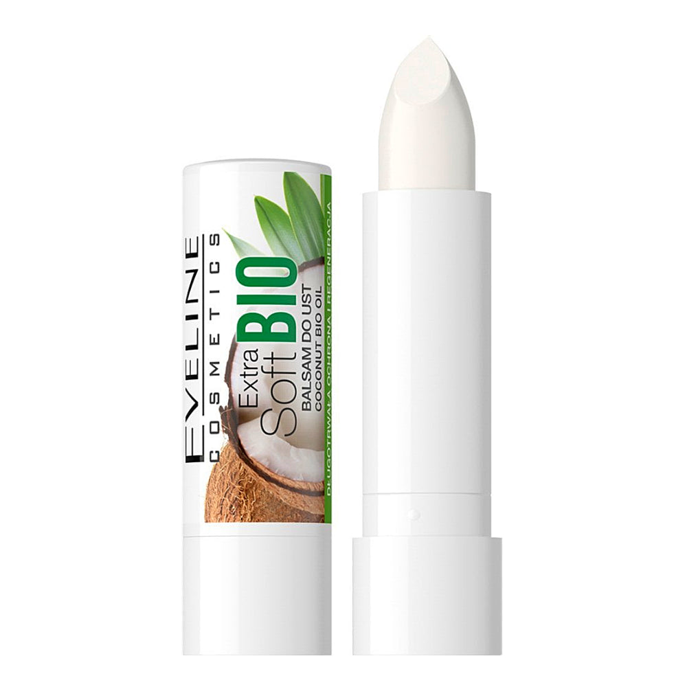 Eveline ExtraSoft Bio Lip Balm with Coconut Bio Oil, Shea  Butter, Vitamin E