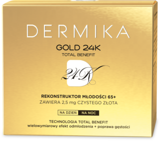 Dermika Gold 24K Total Benefit Youth Reconstructor 65+ 50 ml