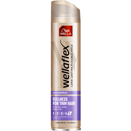 Wella Wellaflex Hairspray Fullness for Thin Hair 5 Ultra Strong Hold 250ml