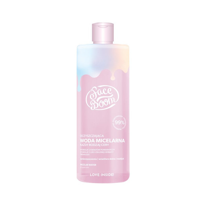 Bielenda Face Boom Micellar Water 99% Natural Ingredients 500ml