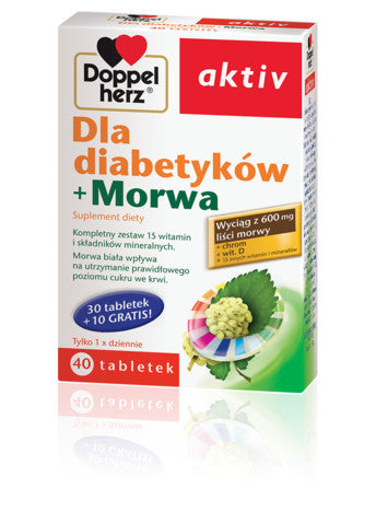 Doppelherz Aktiv Dla diabetykow + Morwa 30 tablets