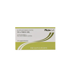Load image into Gallery viewer, PhytoLab Tea Tree Oils Suppositories for Vaginal Hygiene 10 suppositories

