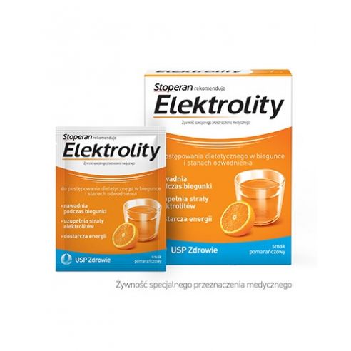 Stoperan Electrolytes Powder Orange Flavor 7 sachets