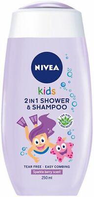Nivea Kids 3in1 Shower Shampoo Conditioner Magic Berry Scent 500ml