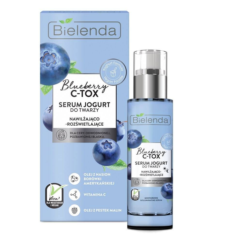 Bielenda Blueberry C-Tox Blueberry Moisturizing and Brightening Skin Serum 30g