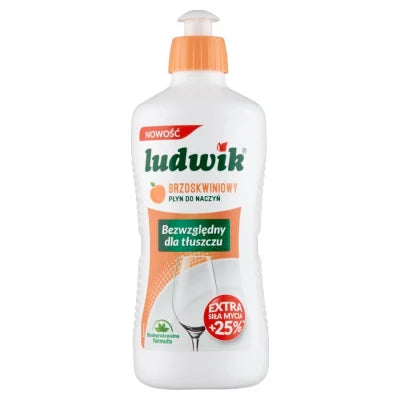 Ludwik Dish Washing Liquid Peach Scent 450ml