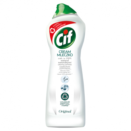 Cif Original Milk with 100% Natural Cleansing Particles 780ml