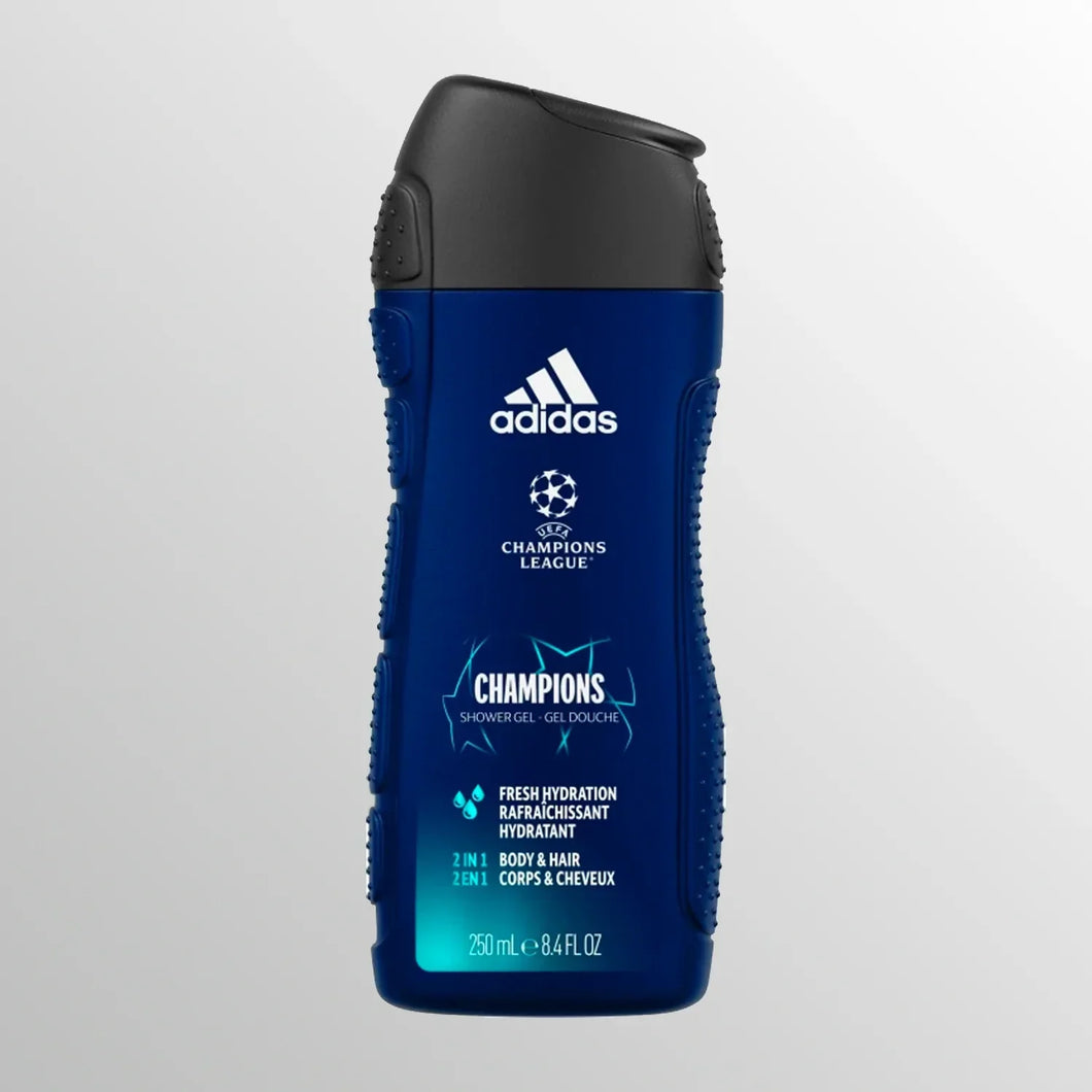 Adidas Champions League Shower Gel Fresh Hydration Body & Hair 400ml