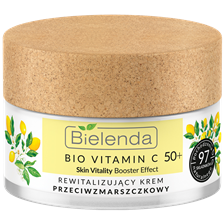 Bielenda Bio Vitamin C Skin Vitality Booster Revitalizing Anti-Wrinkle Cream 50+ Day/Night 50ml
