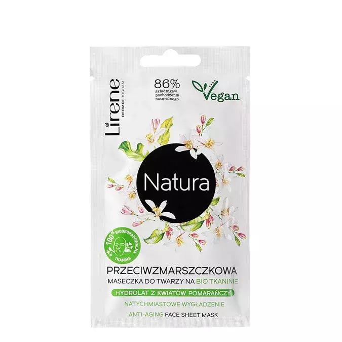 Lirene Dermo Program Natura Anti-Aging Face Sheet Mask  1 pc