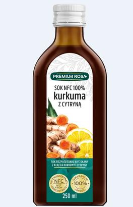 Premium Rosa Juice NFC 100% Turmeric and Lemon Juice 250ml