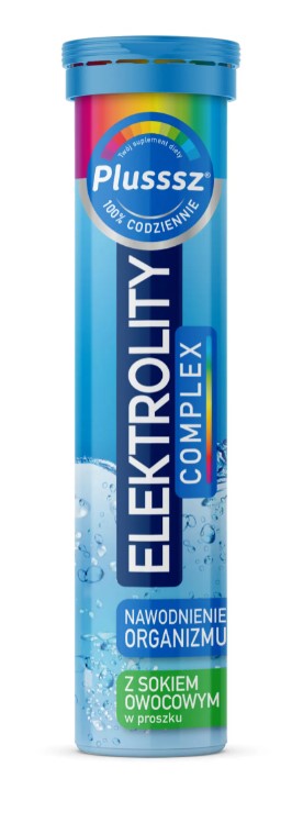 Plusssz Electrolytes Complex Effervescent Tablets Body Hydration 20pcs