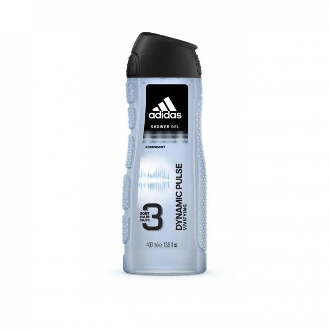 Adidas Shower Gel Dynamic Impulse Vivifying Peppermint Body Hair Face 400ml
