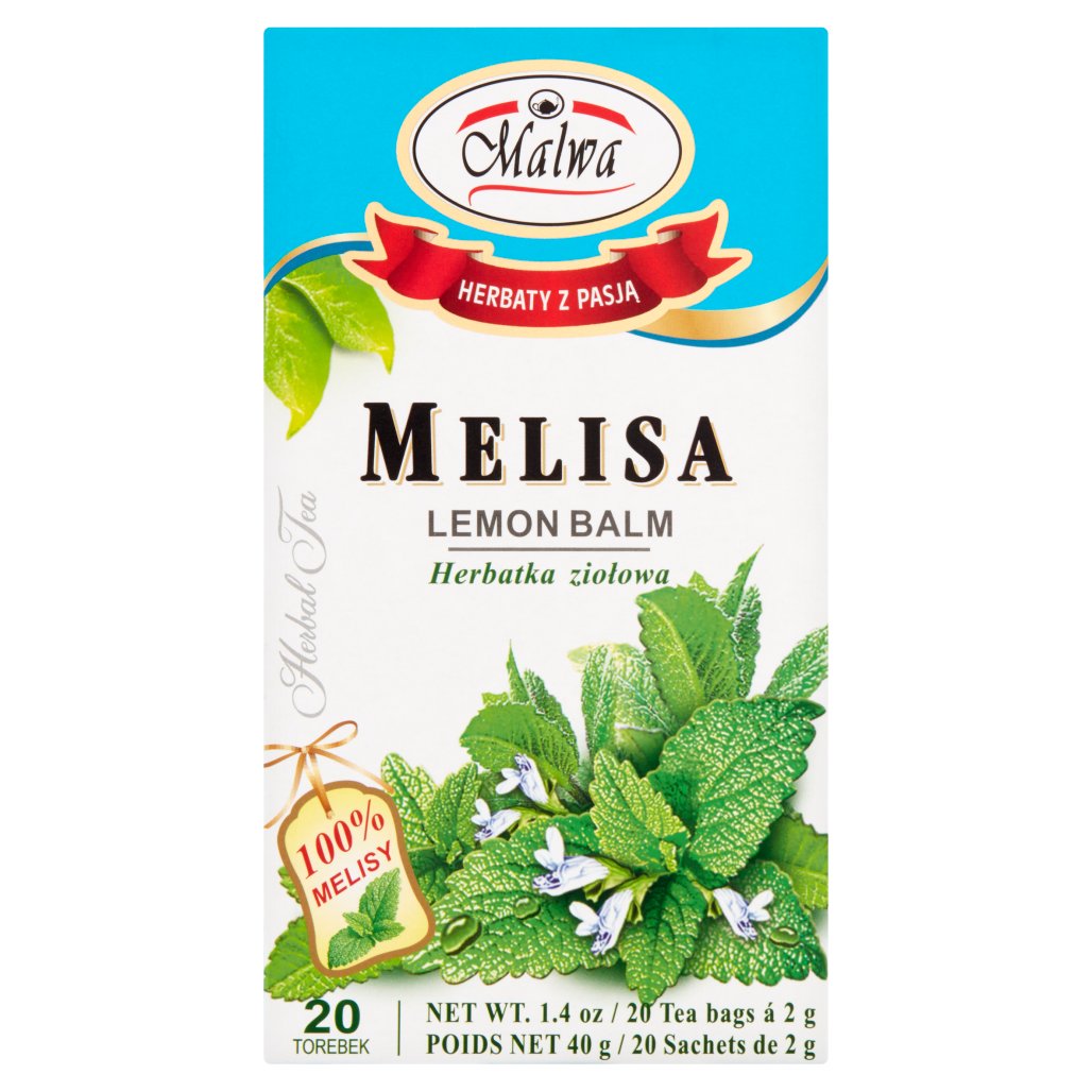 MALWA Herbal Lemon Balm Tea 20 bags