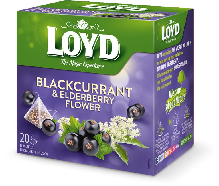 LOYD Black Currant with Elderflower 20 tea bags