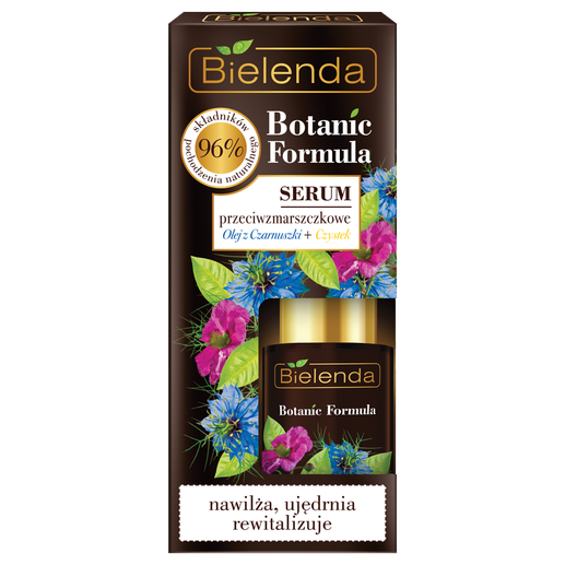 Bielenda Botanic Formula Olej z Czarnuszki + Czystek Serum Przeciw Zmarszczkowe 15ml