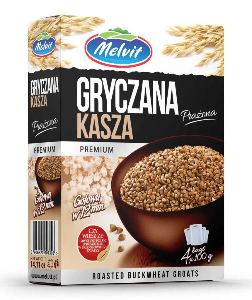 Roasted buckwheat groats 4 x 100 g
