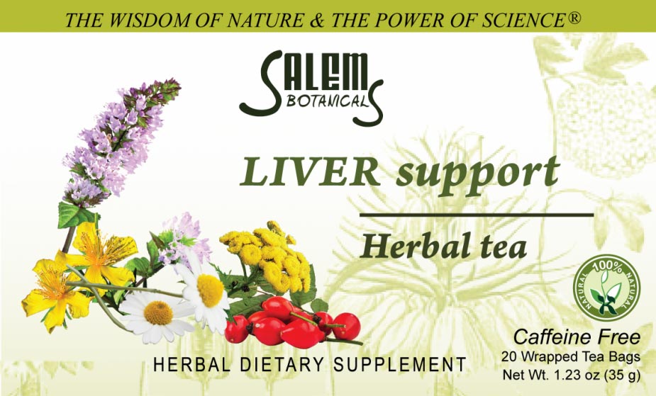 Salem Botanicals Liver Support Herbal Tea 20 bags