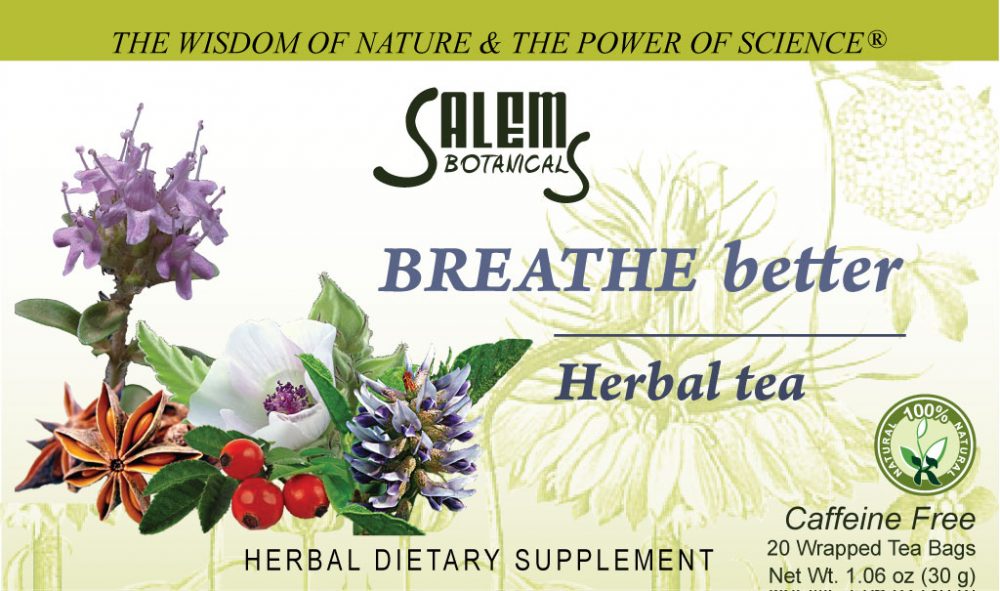 Salem Botanical Breathe Better Herbal Tea 20 bags
