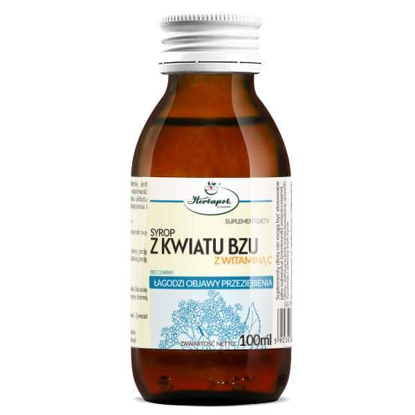 Herbapol Elderflower Syrup with Vitamin C 100ml
