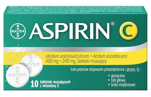 ASPIRIN C - 10 effervescent tablets