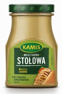 Kamis Mustard Stolowa Lagodna 185g
