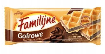 Jutrzenka Family Wafers Choco ( Gofrowe Czekoladowe ) 130g