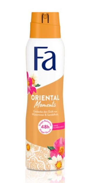 FA DEO SPRAY ORIENTAL MOMENTS women 150 ML.