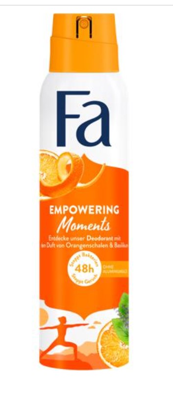 FA DEO SPRAY EMPOWERING MOMENTS women 150 ML.