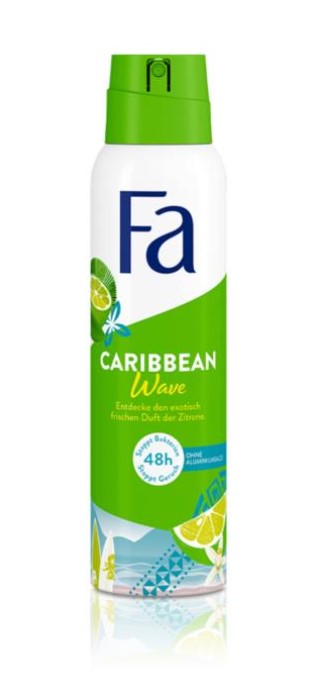 FA DEO SPRAY CARIBBEAN WAVE women 150 ML.