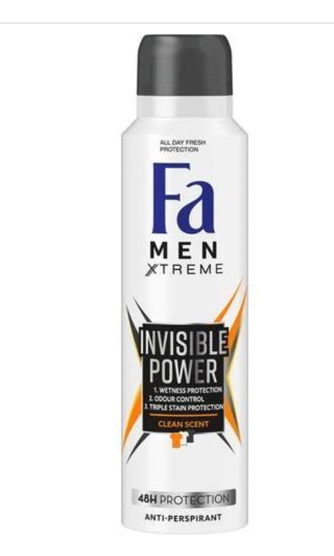 FA DEO SPRAY INVISIBLE POWER men 150 ml.