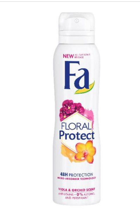 FA DEO SPRAY FLORAL PROTECT VIOLA & ORCHID women 150 ml.