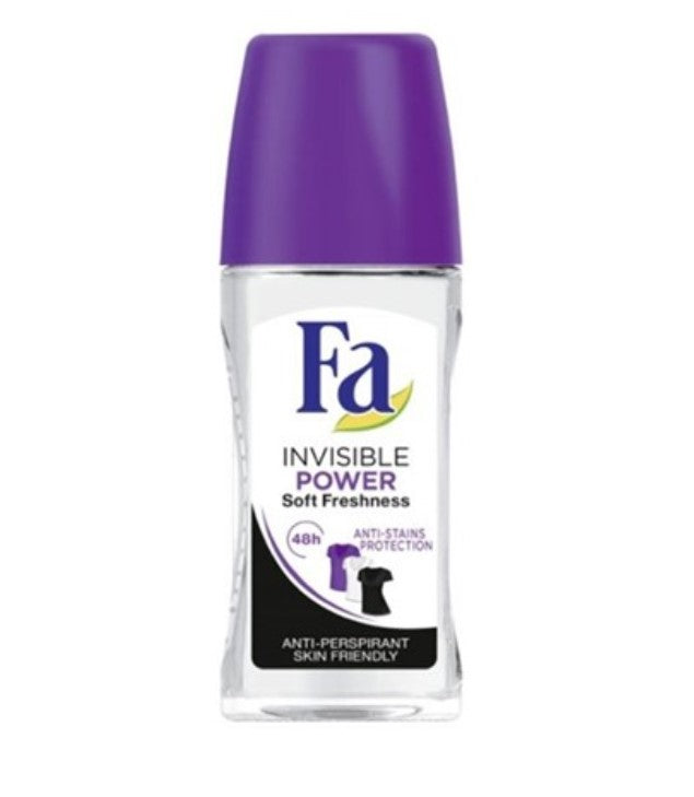 FA ROLL ON GLASS INVISIBLE POWER 50 ml.