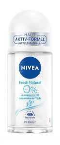 NIVEA DEO ROLL ON FRESH NATURAL 0% Aluminium women 50ml