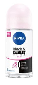 NIVEA DEO ROLL ON B&W INVISIBLE CLEAR women 50ml
