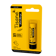 FARMAPOL Tisane Color Honey Mango lipstick (blister) Sunscreen lip balm.  Nourishes. Moisturizes. Protects. Smoothes. Regenerates.  5.1 g