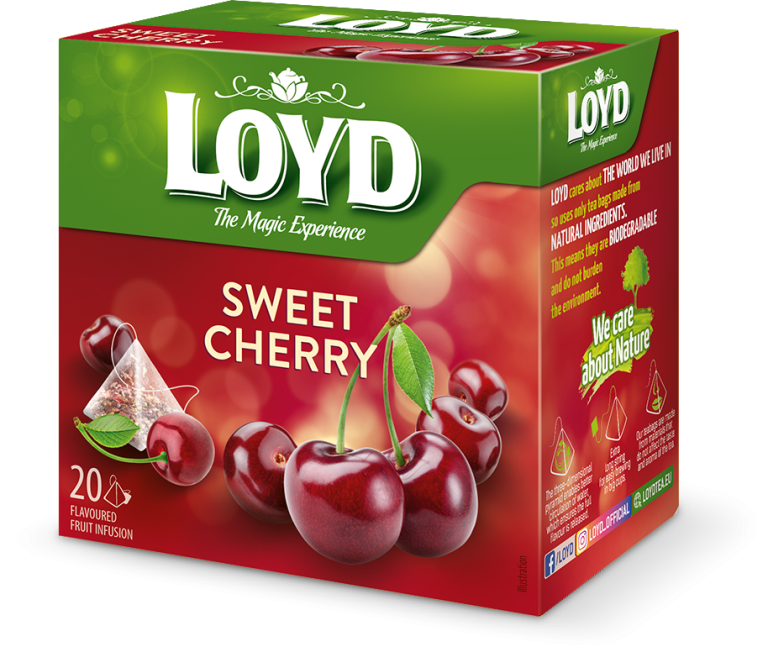 Sweet Cherry Fruit Infusion /  Pyramids 20 x 2g
