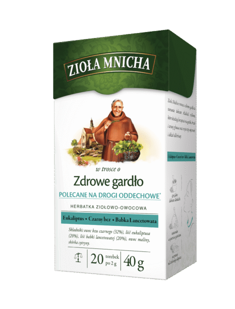 HERBAPOL ZIOLA MNICHA For a healthy throat 20 tea bags – Pewex Pharmacy
