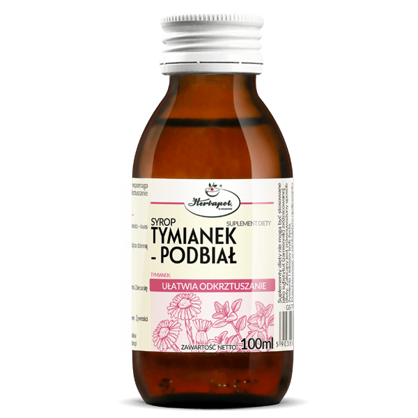 Herbapol Syrup with Thyme herb and Coltsfoot Leaf 100ml