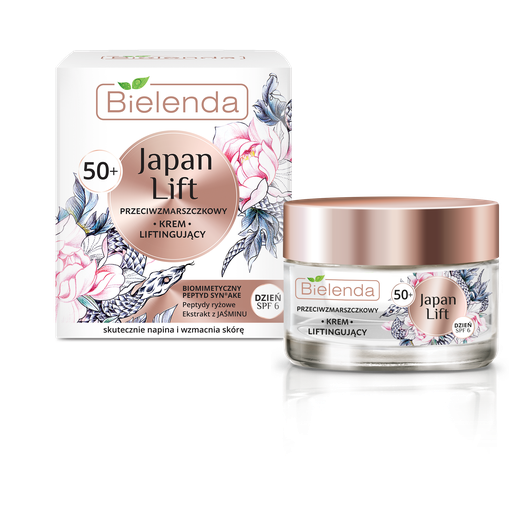 JAPAN LIFT Liftingujacy krem przeciw zmarszczkowy 50+ Dzien, SPF 6, 50 ml