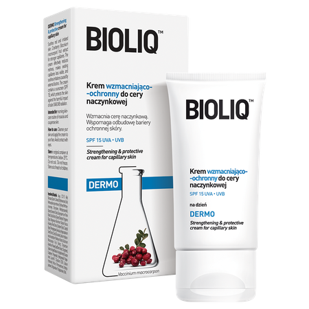 Bioliq DermoStrengthening & protective cream for capillary skin SPF 15 30 ml